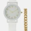 Even&Odd Set - Klokke - White/Gold 2 Even&Odd Set - Klokke - White/Gold -Fab Five Mote Butikk 0014d5133cce4dd0ad46e9617f2ea199