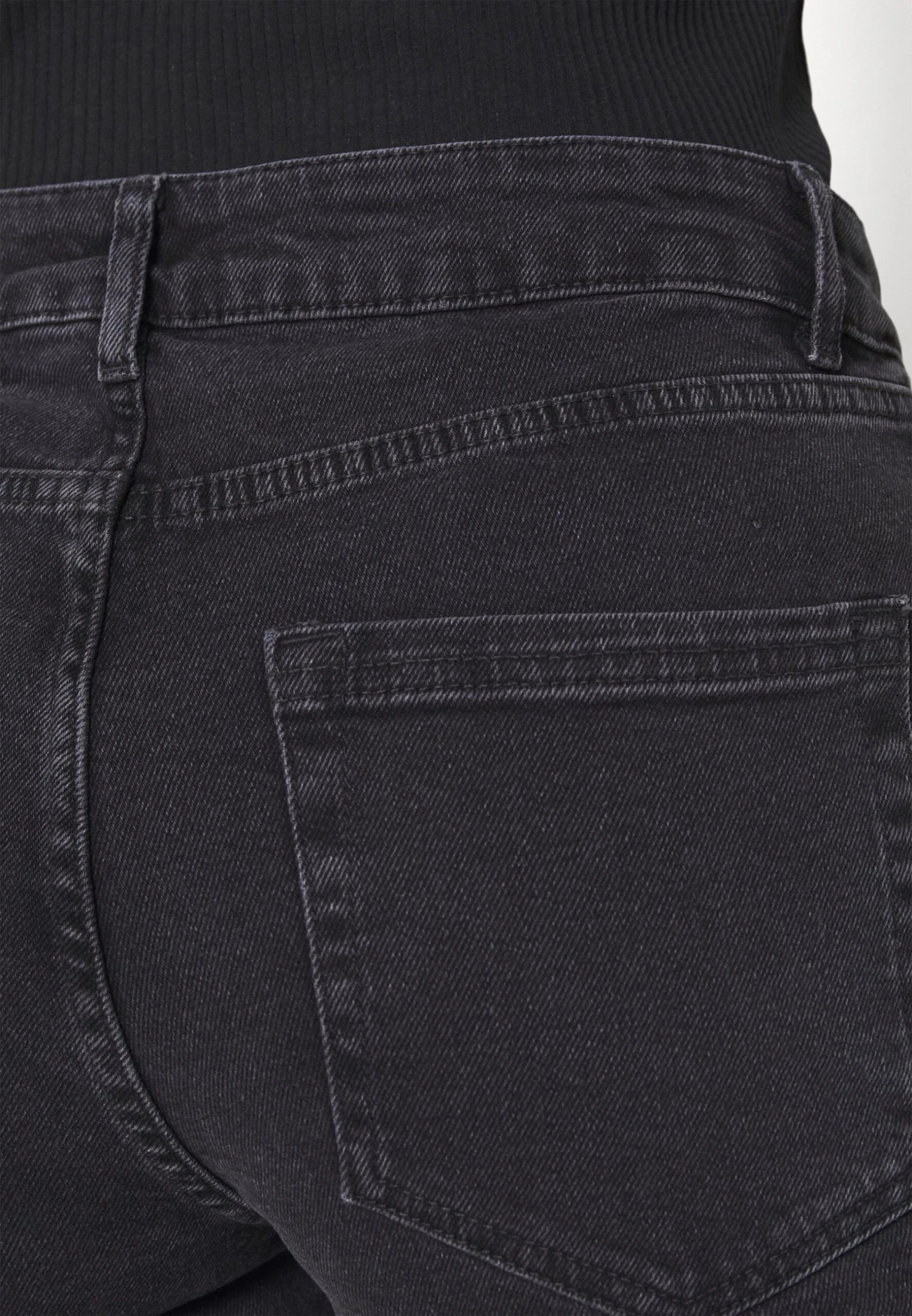 Flared Jeans - Black Denim 8 Flared Jeans - Black Denim - Bilde 6