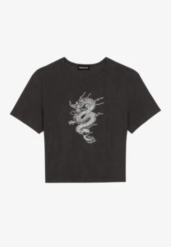 Even&Odd T-Shirts Med Print - Anthracite -Fab Five Mote Butikk 07e6fcbc78e146d4852827f61d52ea6f