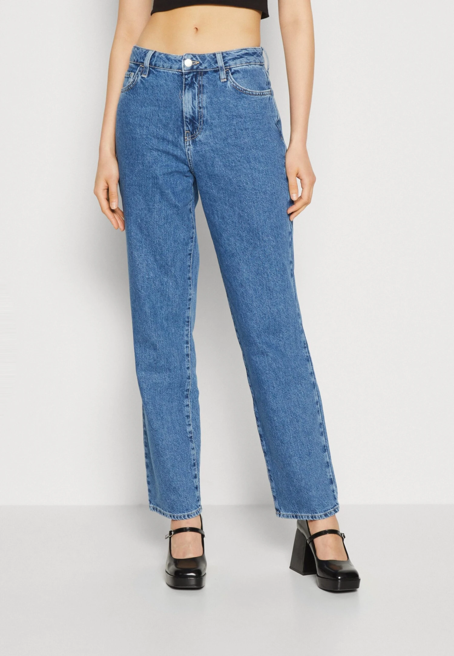 Even&Odd Jeans Straight Leg - Blue Denim 3 Even&Odd Jeans Straight Leg - Blue Denim