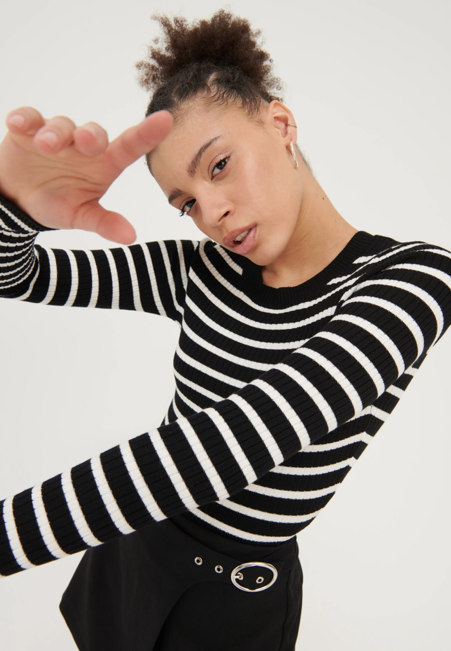 Even&Odd 2 Pack - Strikkegenser - Black / Off-White 6 Even&Odd 2 Pack - Strikkegenser - Black / Off-White - Bilde 4