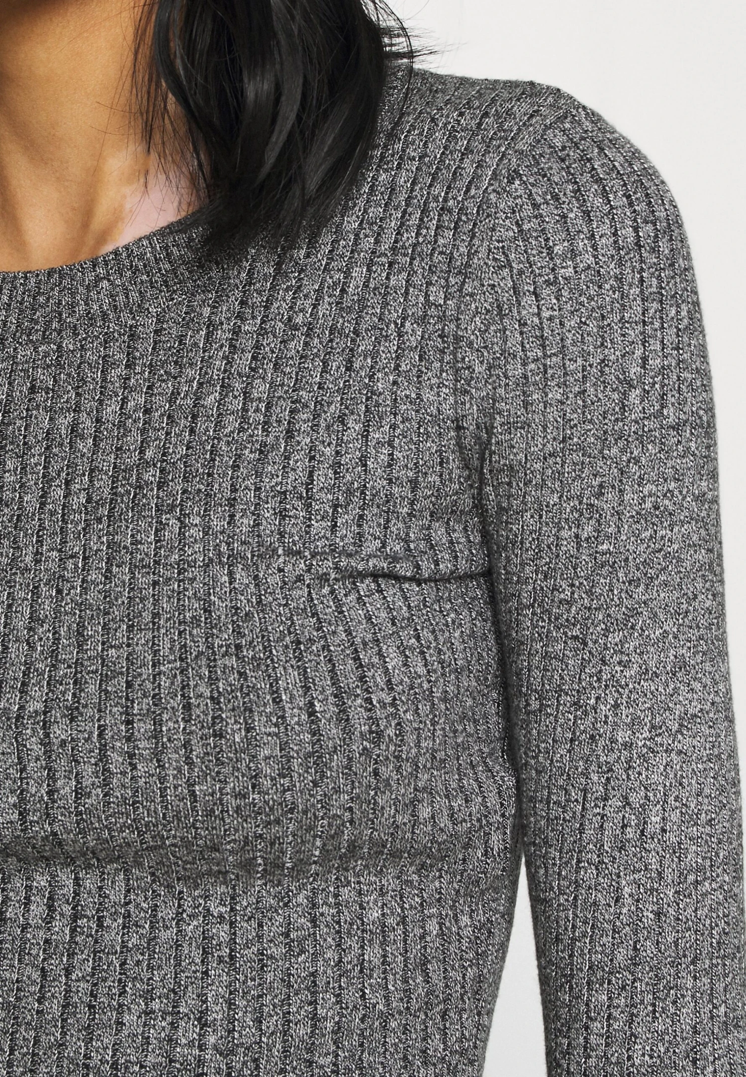 Even&Odd 2 Pack - Strikkegenser - Mottled Grey 9 Even&Odd 2 Pack - Strikkegenser - Mottled Grey - Bilde 7