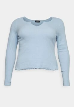Bpdycon Fit Long Sleeve - Topper Langermet - Light Blue 12 Bpdycon Fit Long Sleeve - Topper Langermet - Light Blue -Fab Five Mote Butikk 200aa095f0ff4508ab26cdccc7650b49