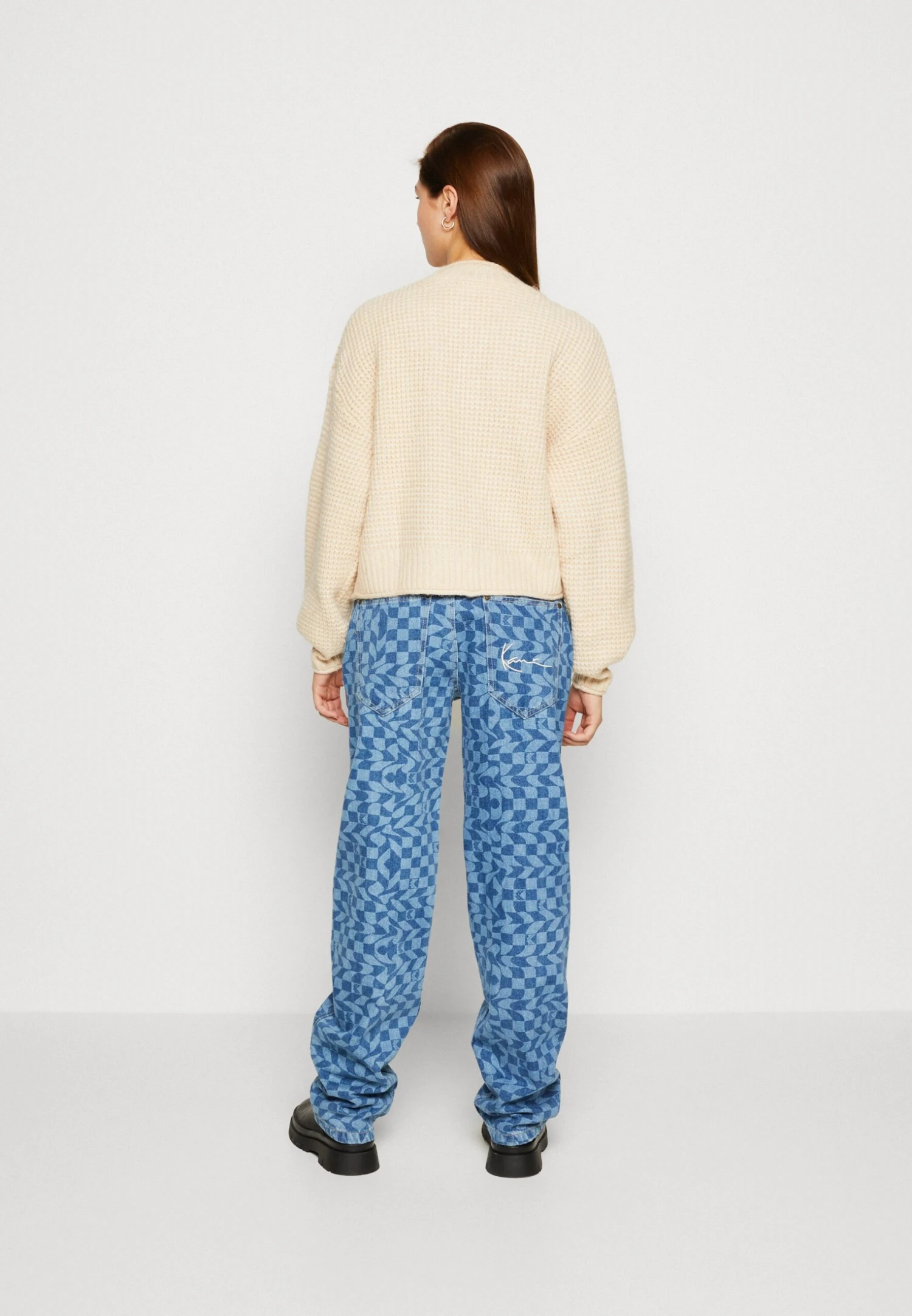 Even&Odd Moss Stitch Jumper - Strikkegenser - Sand 5 Even&Odd Moss Stitch Jumper - Strikkegenser - Sand - Bilde 3