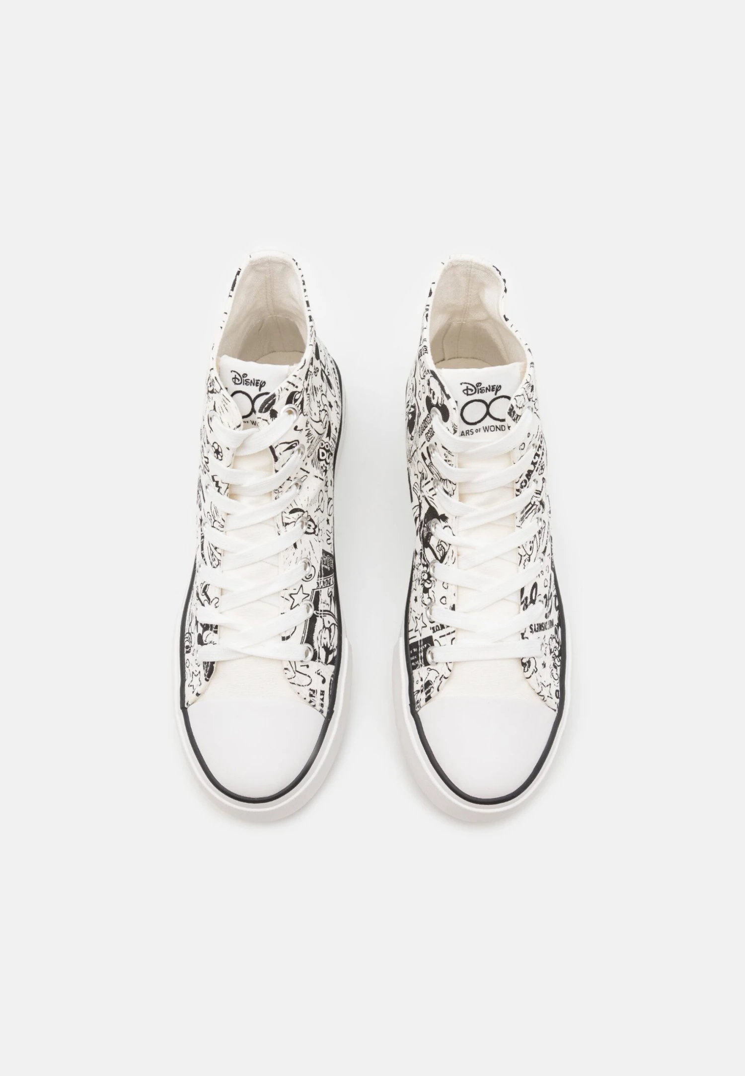 Even&Odd Disney D100 - Høye Joggesko - Black/White 7 Even&Odd Disney D100 - Høye Joggesko - Black/White - Bilde 5