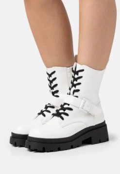 Platåstøvletter - White