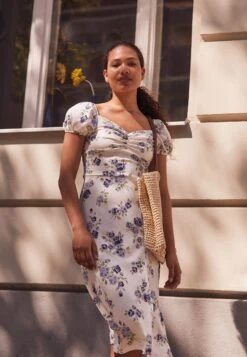 Even&Odd Kjole - Blue/Multi-Coloured