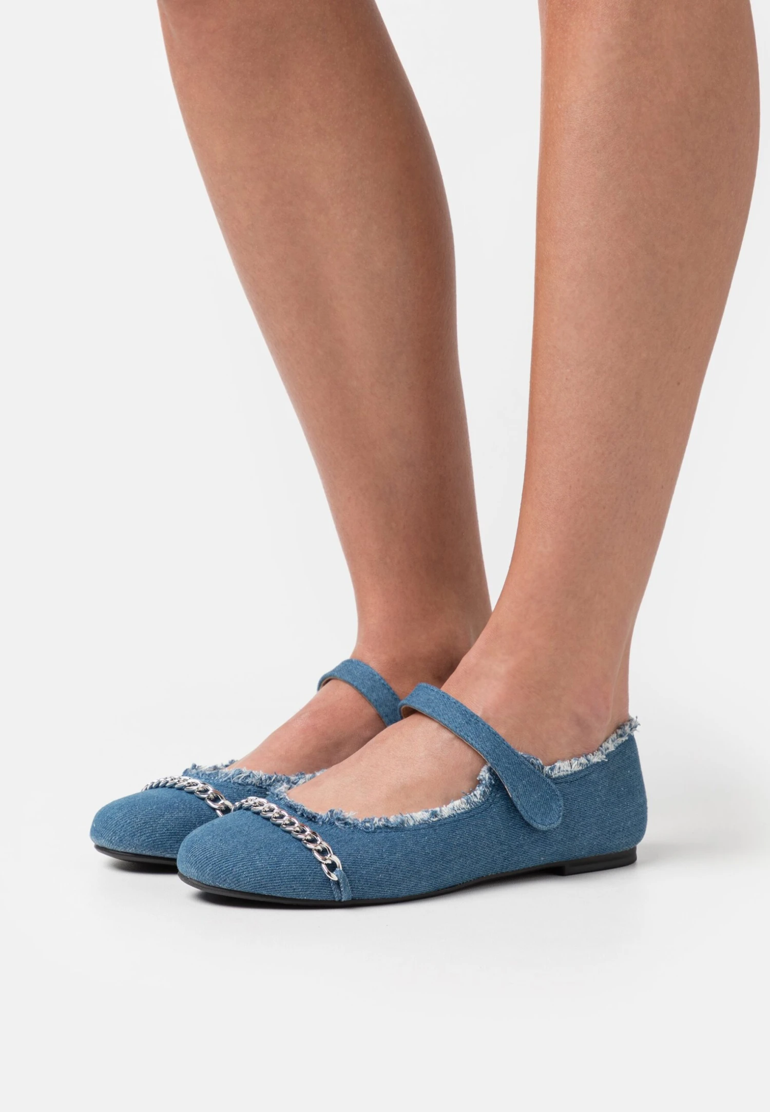 Even&Odd Ballerina Med Reim - Blue 3 Even&Odd Ballerina Med Reim - Blue