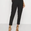 Even&Odd Paperbag Waist Tapered Trousers - Bukse - Black 2 Even&Odd Paperbag Waist Tapered Trousers - Bukse - Black -Fab Five Mote Butikk 2887f7f97daf439a804da889ba15ca14