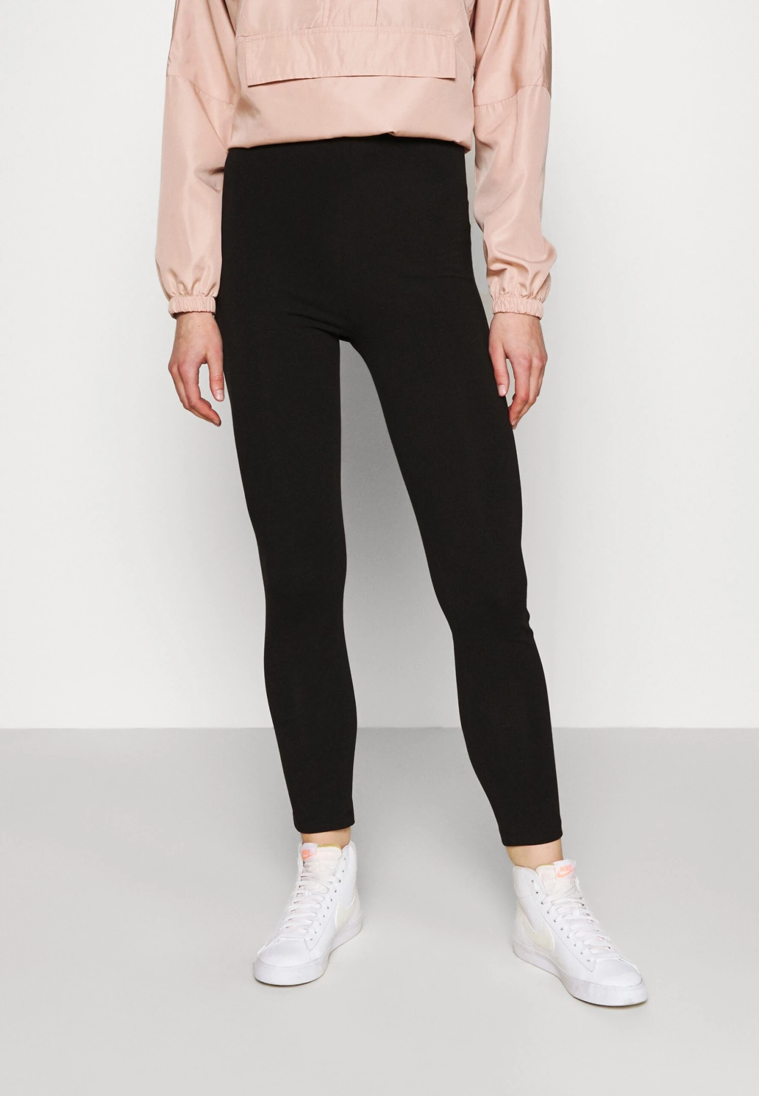 Even&Odd High Waisted Leggings 2 Pack- Leggings - Black/Mottled Dark Grey 6 Even&Odd High Waisted Leggings 2 Pack- Leggings - Black/Mottled Dark Grey - Bilde 4