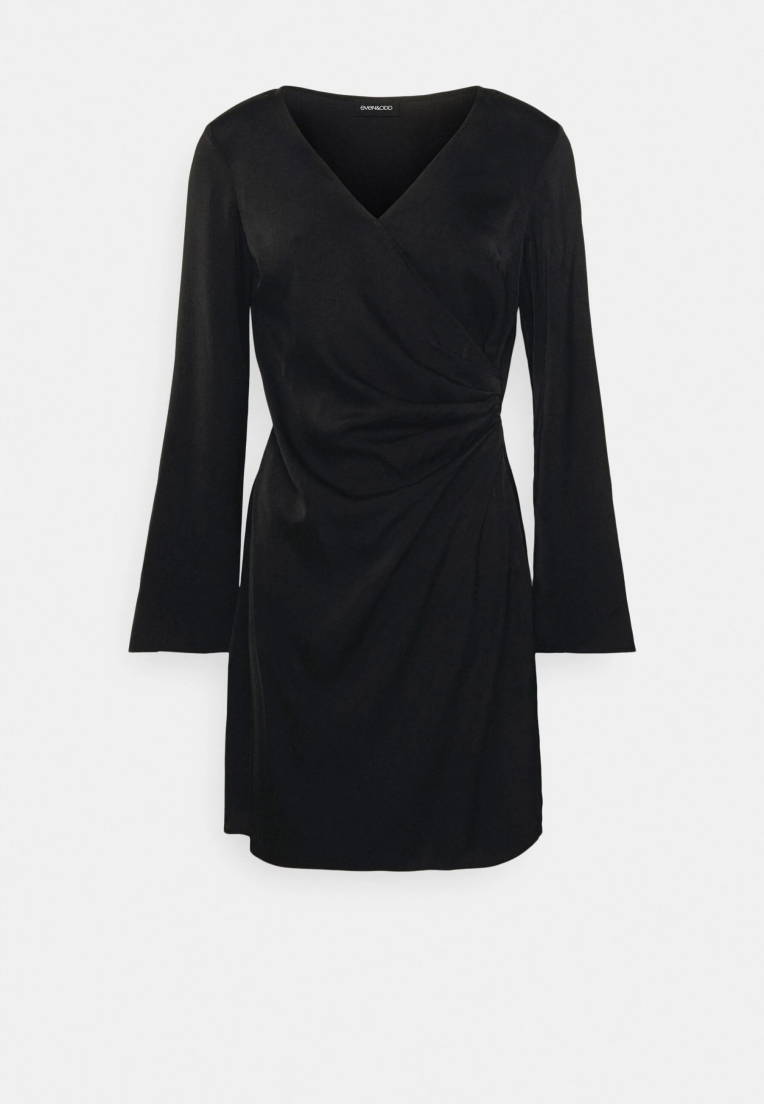 Even&Odd Woven Drape Mini Dress- Cocktailkjole - Black 7 Even&Odd Woven Drape Mini Dress- Cocktailkjole - Black - Bilde 5