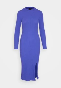 Even&Odd Circ Long Sleeves Midi High Slit Dress - Strikket Kjole - Blue 12 Even&Odd Circ Long Sleeves Midi High Slit Dress - Strikket Kjole - Blue -Fab Five Mote Butikk 2dbe7fef8e674a38a51b98c507a4a647