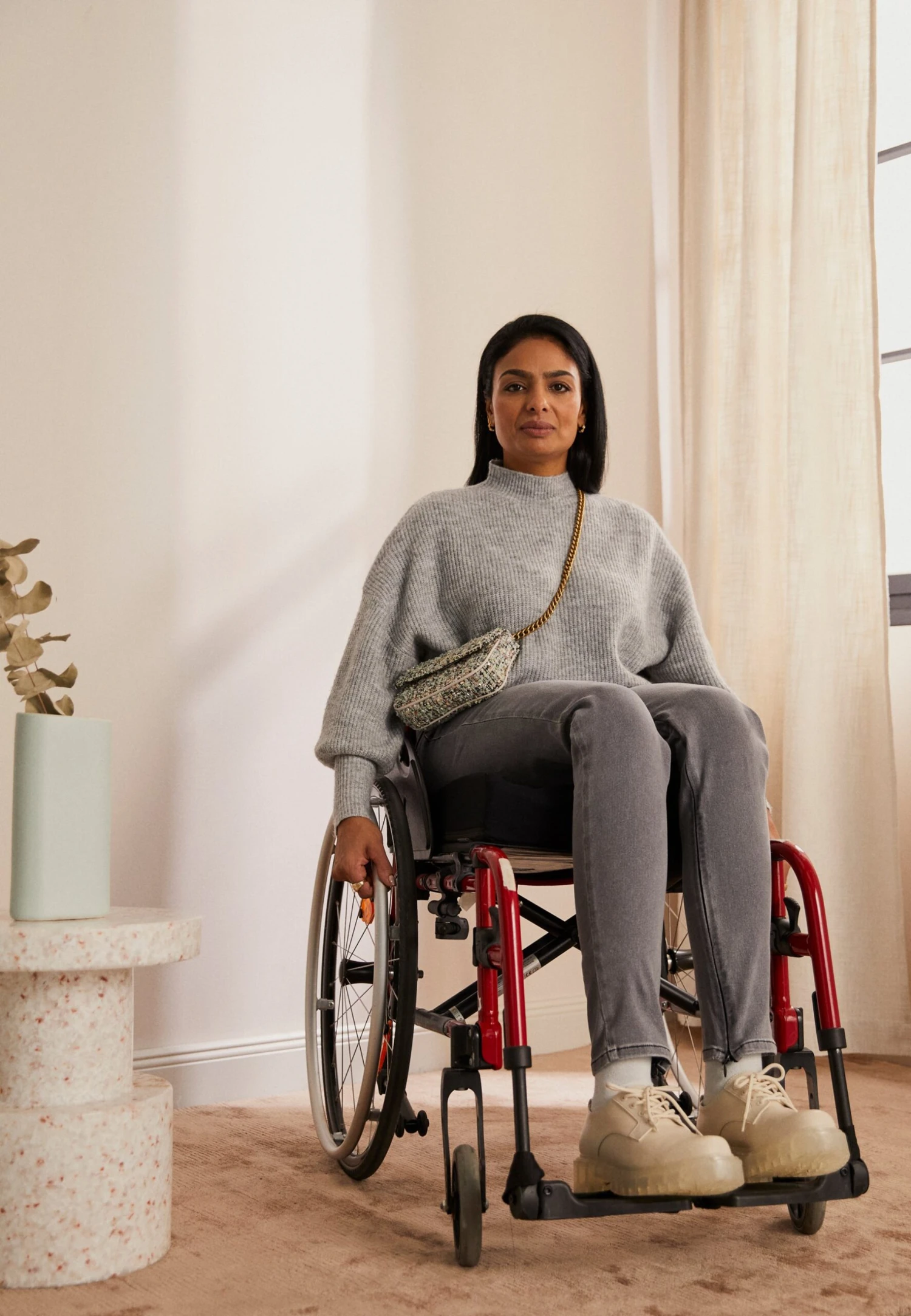 Even&Odd Jeans Skinny Fit - Grey Denim 4 Even&Odd Jeans Skinny Fit - Grey Denim - Bilde 2