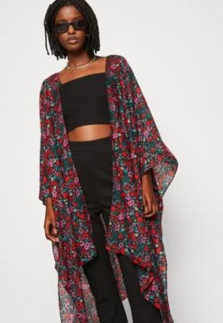 Even&Odd Floral - Lett Jakke - Red 11 Even&Odd Floral - Lett Jakke - Red -Fab Five Mote Butikk 352430b06d554cd7b2369f1eeefda106