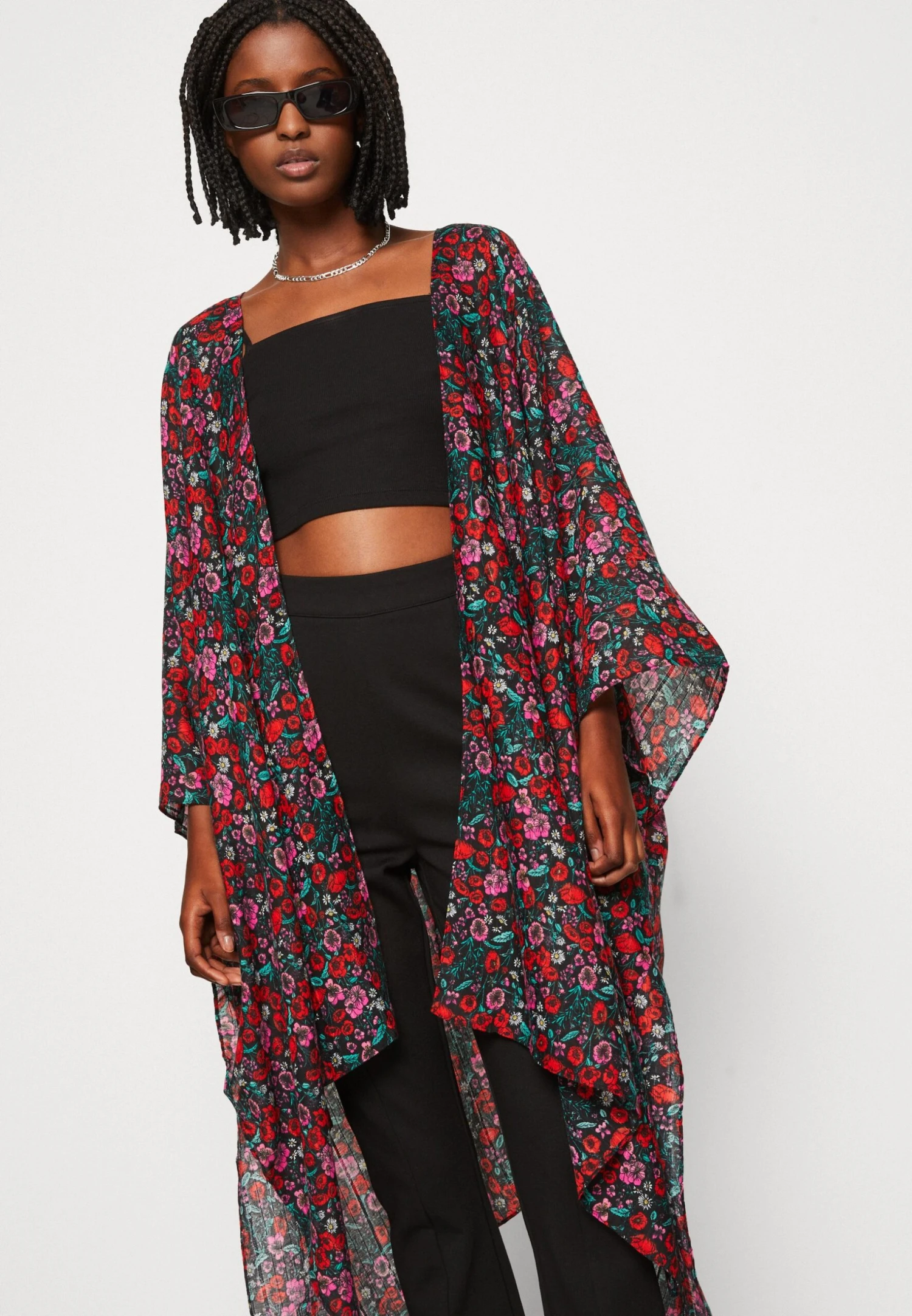 Even&Odd Floral - Lett Jakke - Red 6 Even&Odd Floral - Lett Jakke - Red - Bilde 4