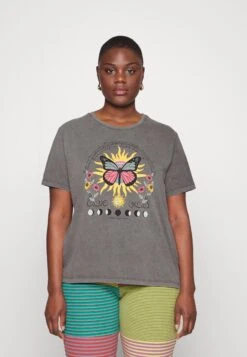 Clare Colorful Mystical- T-Shirts Med Print - Gray