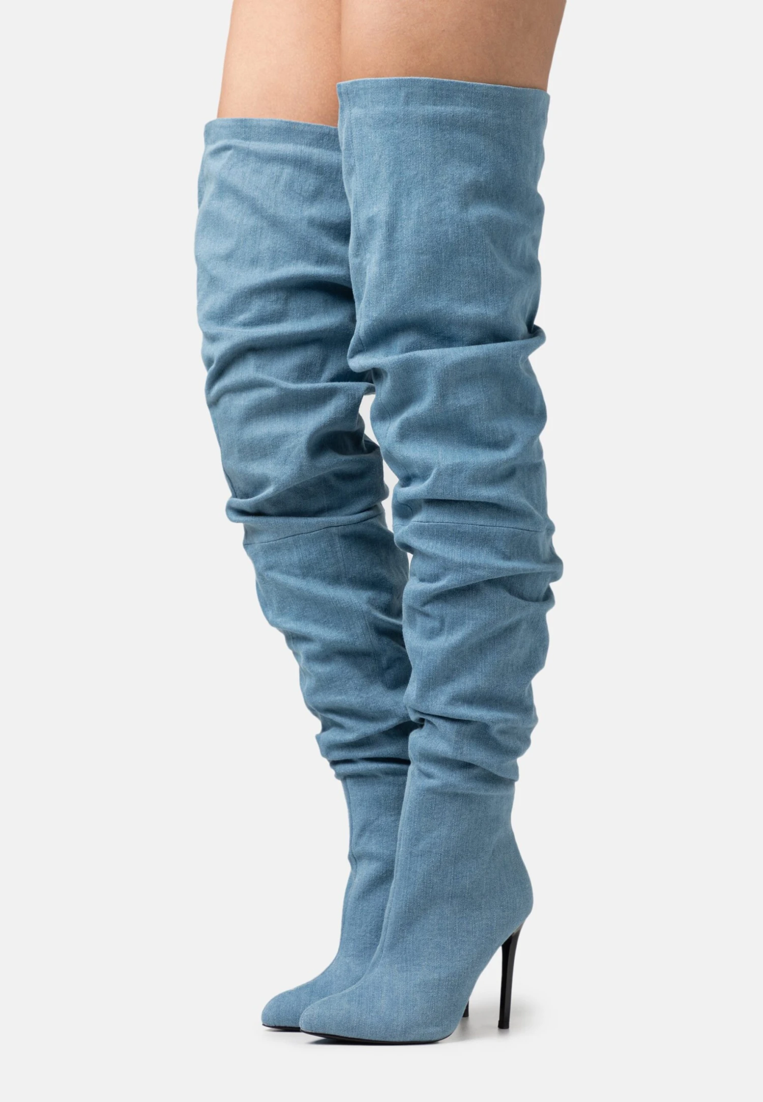Even&Odd Boots Med Høye Hæler - Blue Denim 3 Even&Odd Boots Med Høye Hæler - Blue Denim