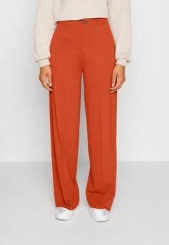 Wide Leg Trousers - Bukse -Brown