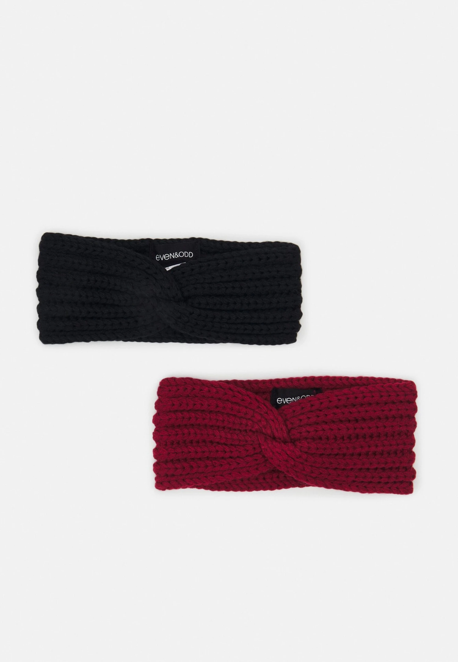 Even&Odd 2 Pack - Ørevarmere - Black/Red 3 Even&Odd 2 Pack - Ørevarmere - Black/Red