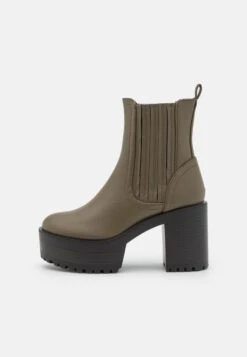 Platåstøvletter - Haki 9 Platåstøvletter - Haki -Fab Five Mote Butikk 5d75e68e6b3b4da5a8a9636b91964d4f