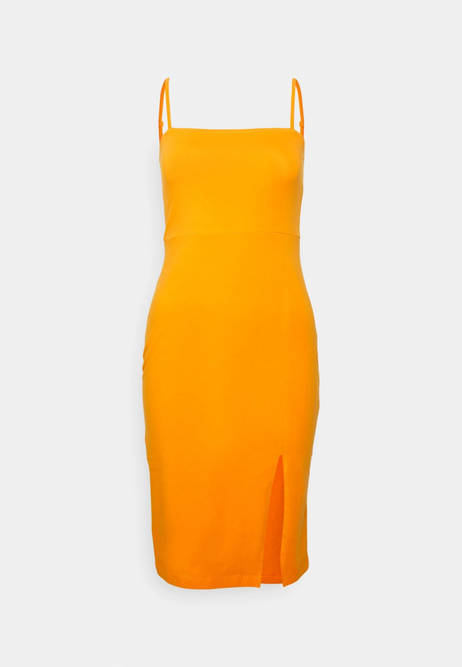 Even&Odd Strappy Mini Bodycon Dress- Jerseykjole - Orange 7 Even&Odd Strappy Mini Bodycon Dress- Jerseykjole - Orange - Bilde 5