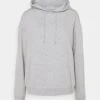 Even&Odd Hoodie - Mottled Light Grey