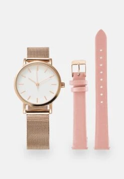 Even&Odd Set - Klokke - Rose Gold-Coloured/Pink