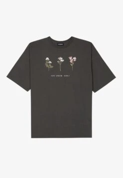 Even&Odd T-Shirts Med Print - Anthracite -Fab Five Mote Butikk 75f538b2a57745f49ae3909df7f1b59c