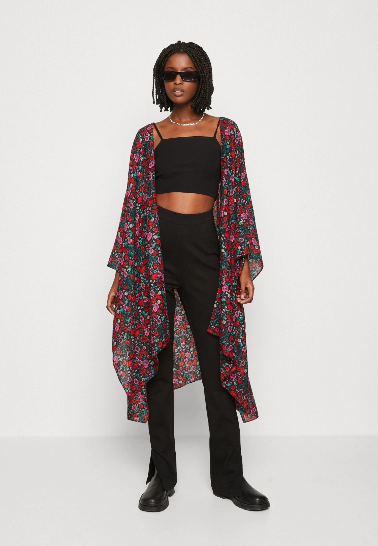 Even&Odd Floral - Lett Jakke - Red 4 Even&Odd Floral - Lett Jakke - Red - Bilde 2