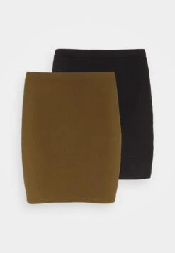 2 Pack- Miniskjørt - Black/Khaki -Fab Five Mote Butikk 7ba1d7cf85ae46ab9503c4ea702090e1