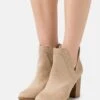 Ankelboots Med Høye Hæler - Beige 1 Ankelboots Med Høye Hæler - Beige -Fab Five Mote Butikk 7fa3b528b332421f85c32a050d7393c8