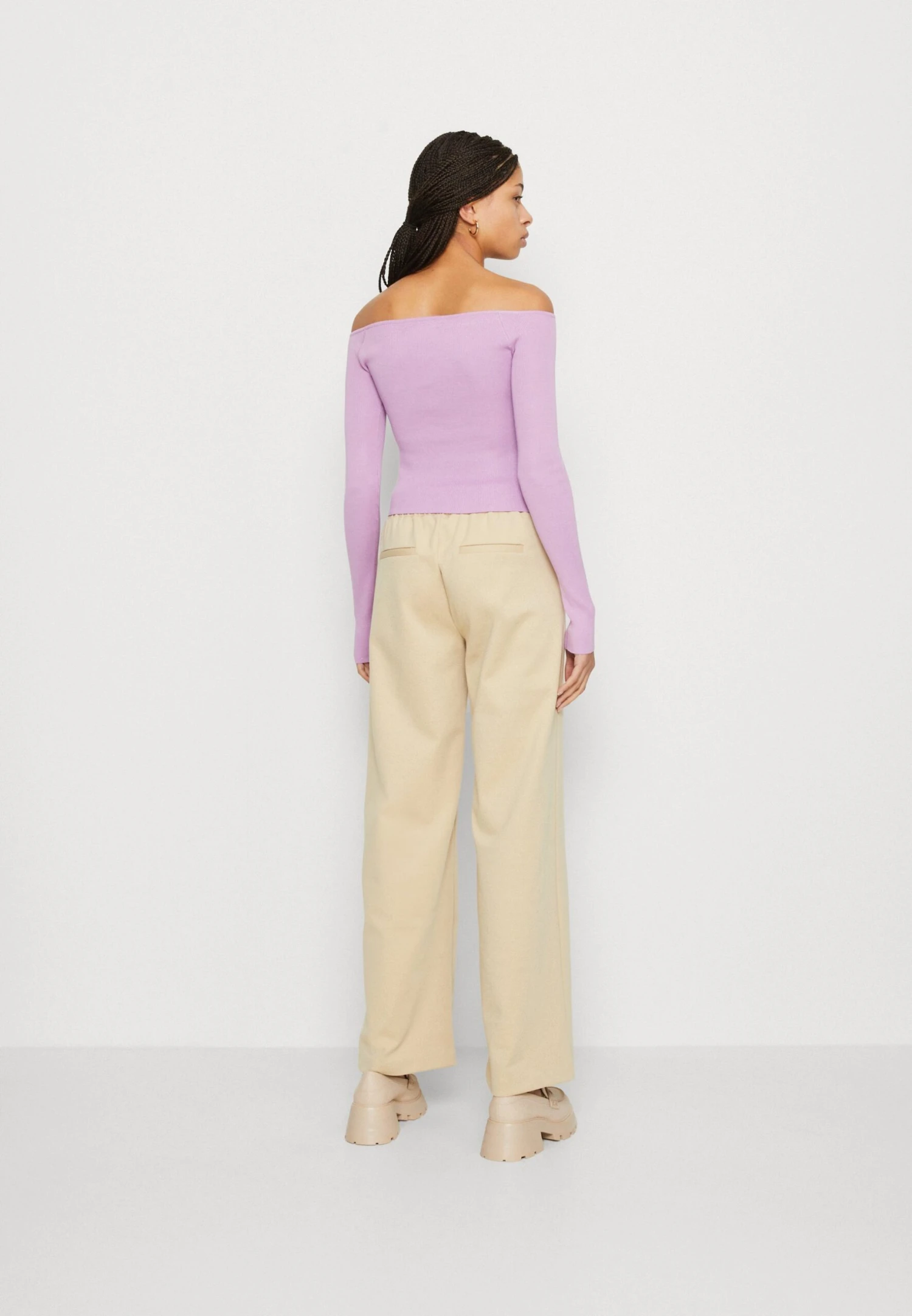 Even&Odd Strikkegenser - Lilac 5 Even&Odd Strikkegenser - Lilac - Bilde 3