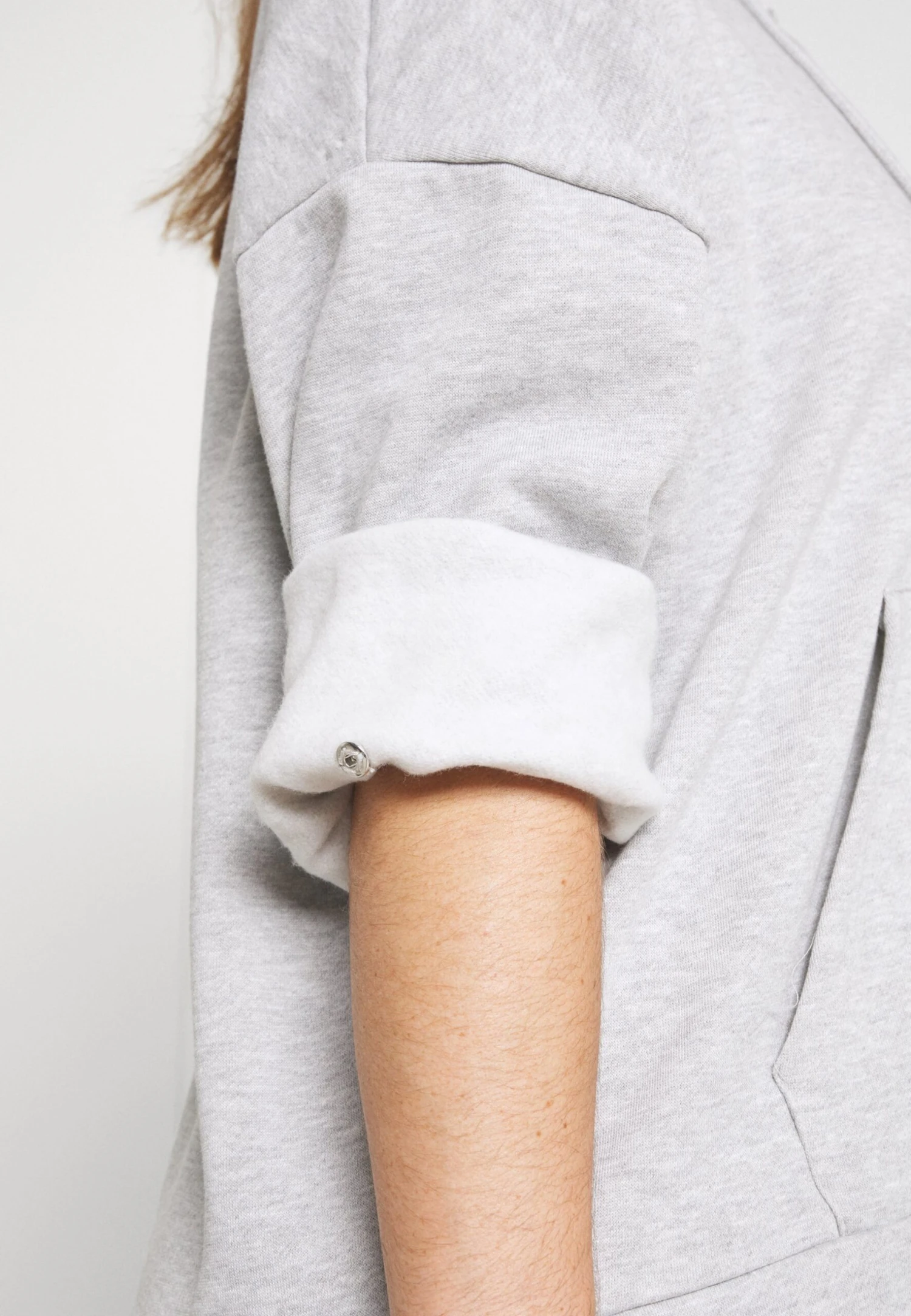 Even&Odd Sweatjakke - Mottled Grey 8 Even&Odd Sweatjakke - Mottled Grey - Bilde 6