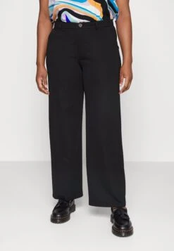 Tailored Wide Trouser - Bukse - Black