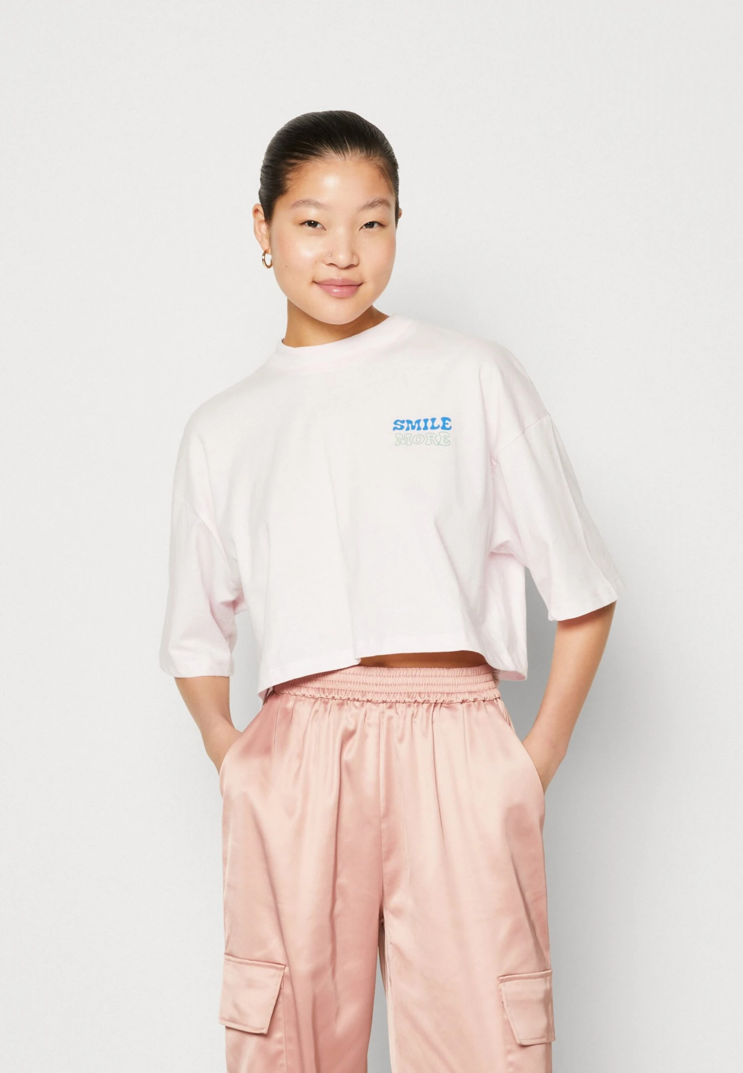 Even&Odd T-Shirts Med Print - Light Pink 5 Even&Odd T-Shirts Med Print - Light Pink - Bilde 3