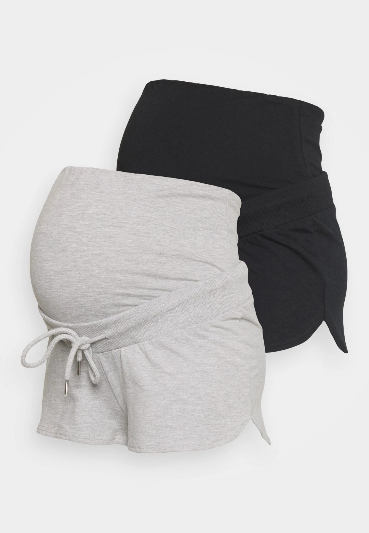 Shorts - Black - Mottled Grey 3 Shorts - Black - Mottled Grey