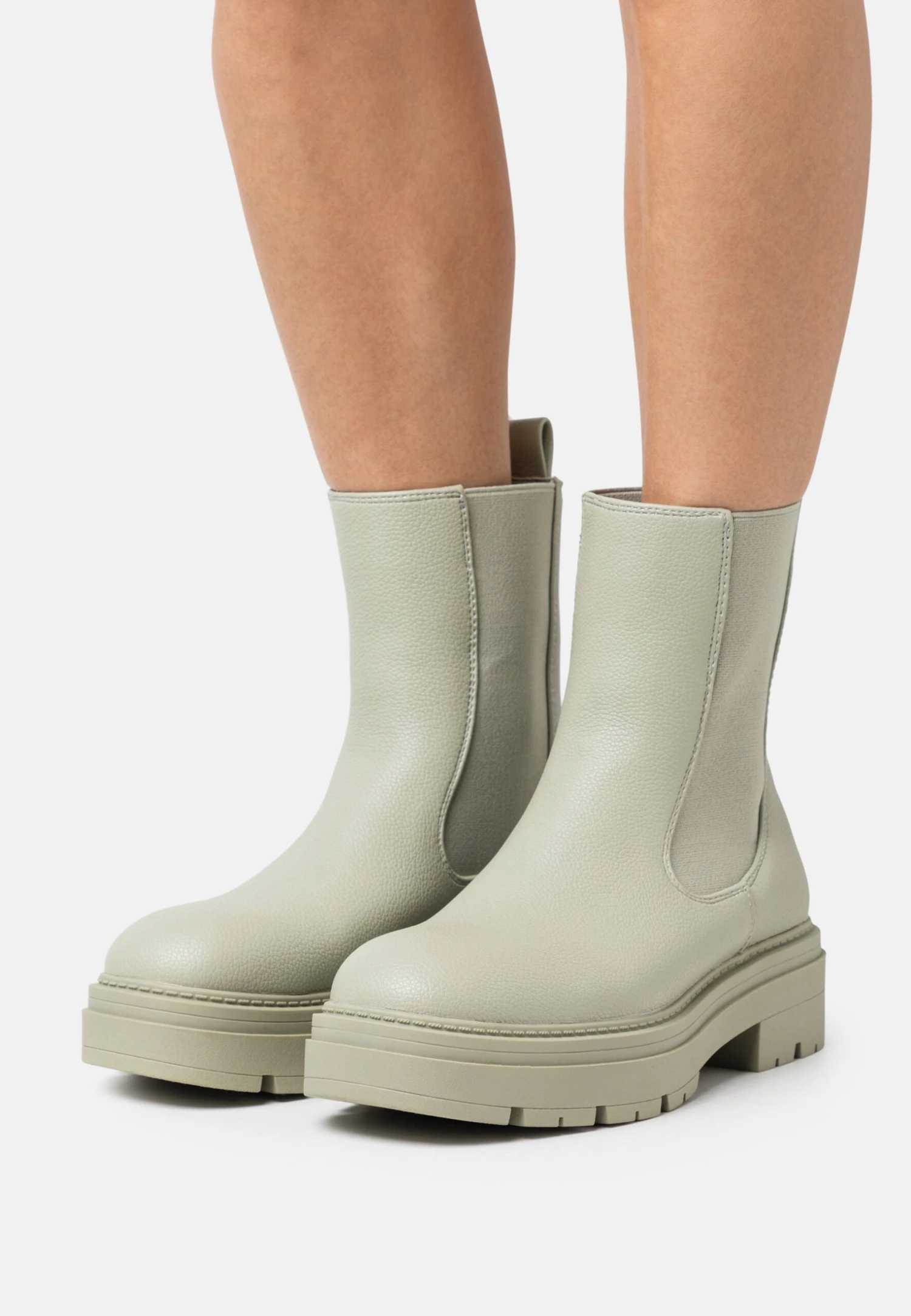 Even&Odd Platåstøvletter - Green 3 Even&Odd Platåstøvletter - Green
