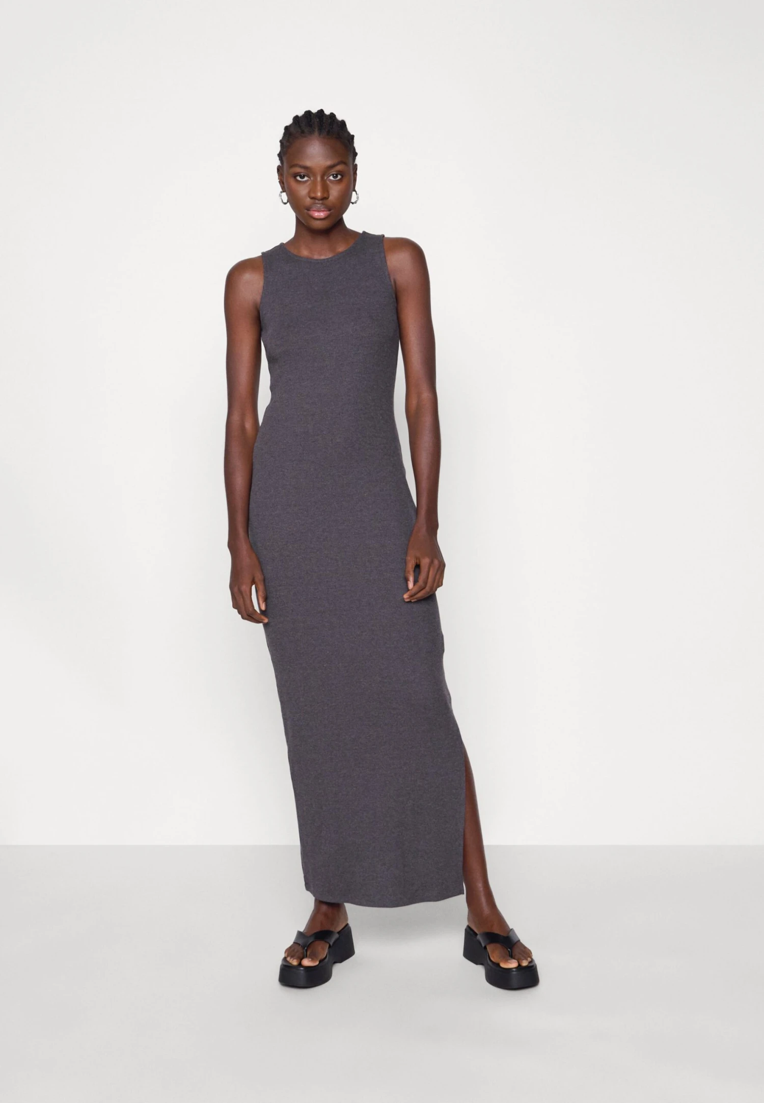 Strikket Kjole - Dark Grey 5 Strikket Kjole - Dark Grey - Bilde 3