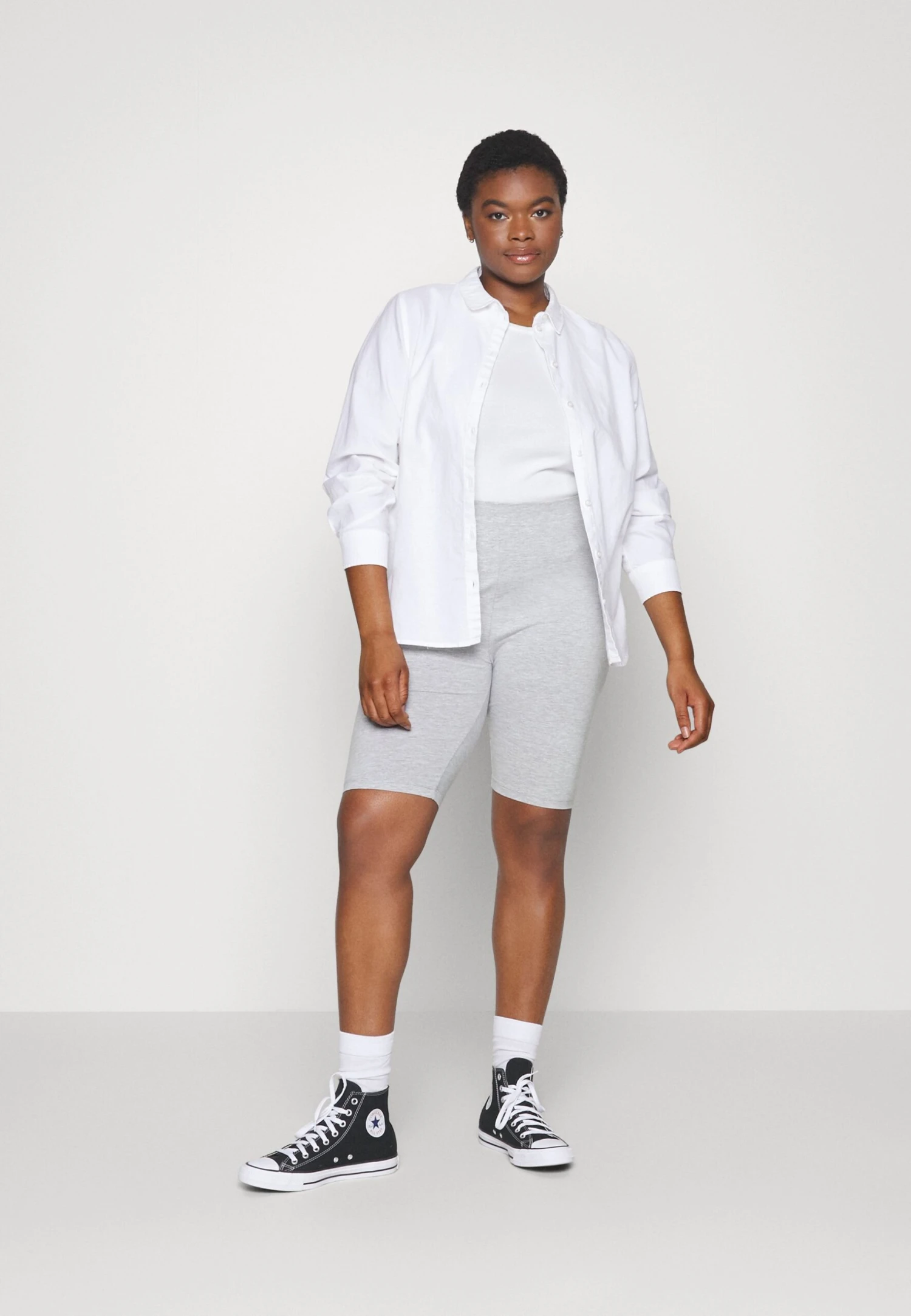 2 Pack- Shorts - Black/Mottled Light Grey 3 2 Pack- Shorts - Black/Mottled Light Grey