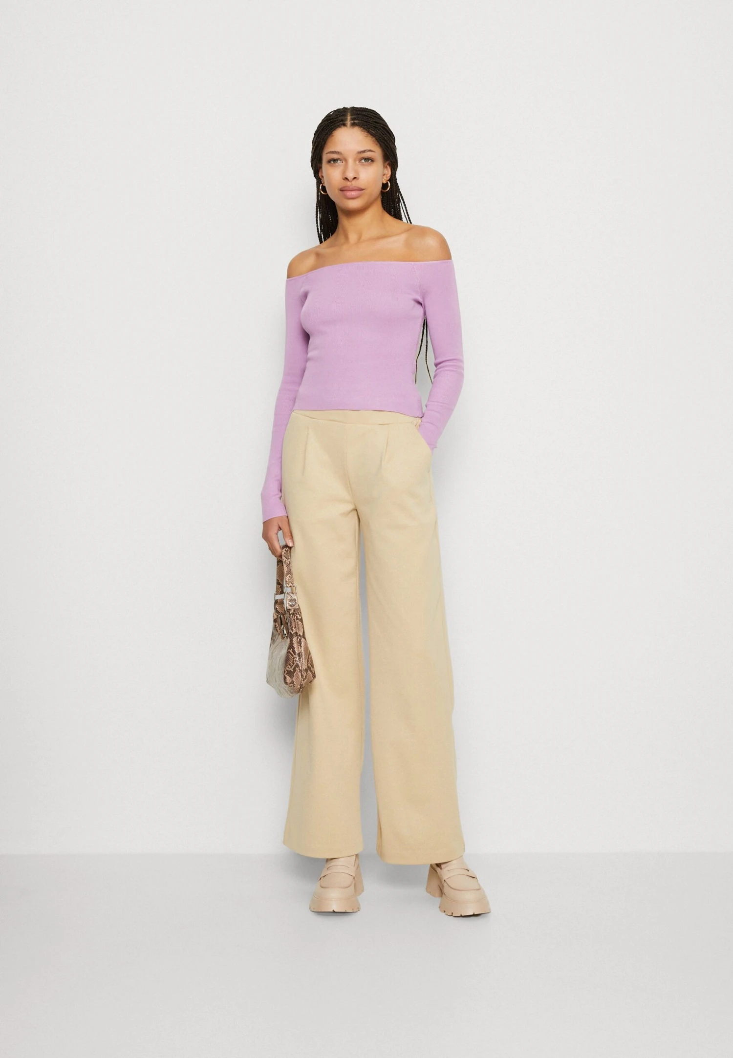 Even&Odd Strikkegenser - Lilac 4 Even&Odd Strikkegenser - Lilac - Bilde 2