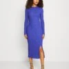 Even&Odd Circ Long Sleeves Midi High Slit Dress - Strikket Kjole - Blue 1 Even&Odd Circ Long Sleeves Midi High Slit Dress - Strikket Kjole - Blue -Fab Five Mote Butikk 986ef2ad01544747b92ec6f142e02bc1