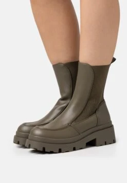 Even&Odd Platåstøvletter - Khaki