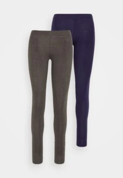 Even&Odd 2 Pack - Leggings - Mottled Dark Grey/Dark Blue -Fab Five Mote Butikk 9a4daaa3a6ef4e9cac69a4947b62710b