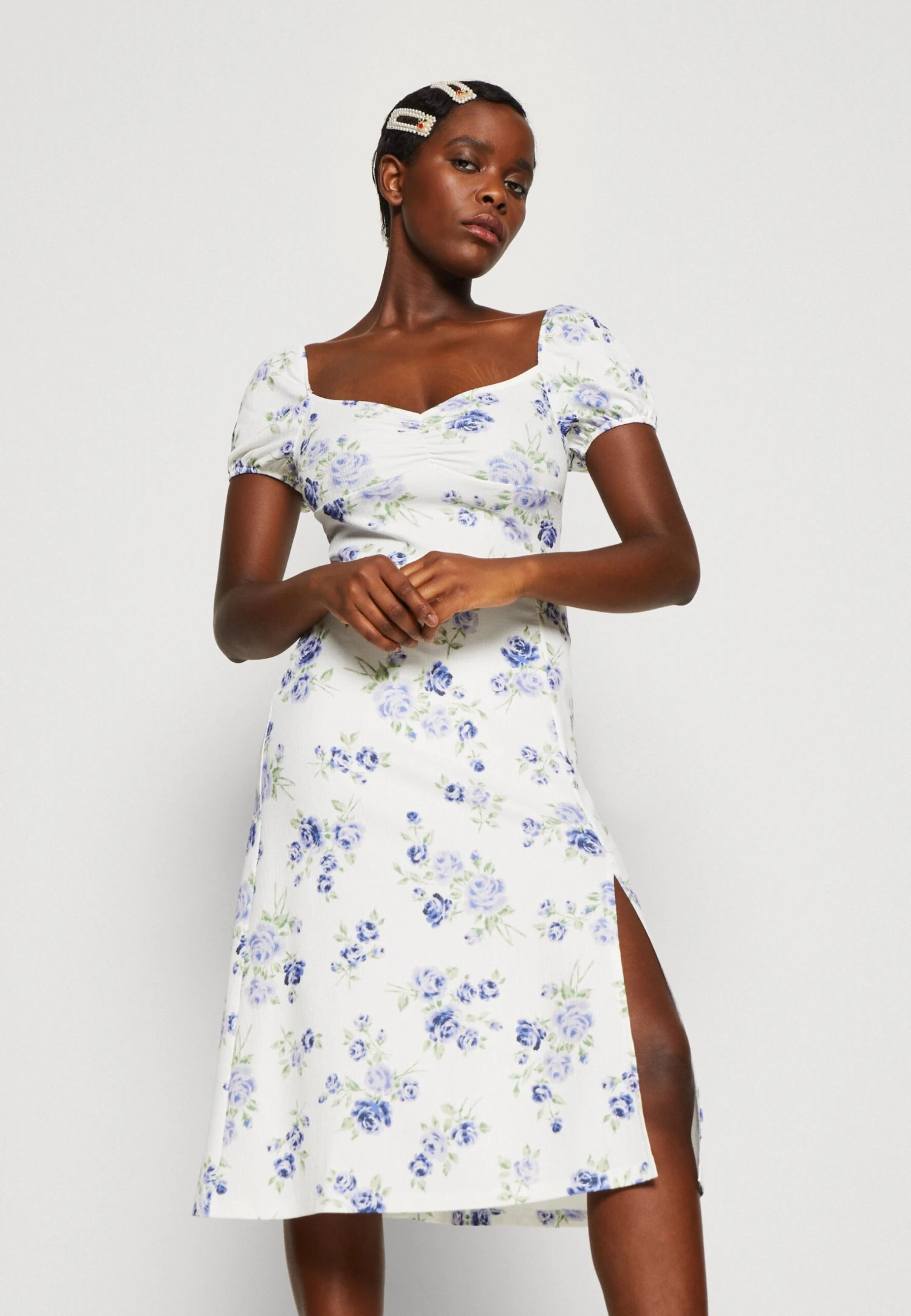 Even&Odd Kjole - Blue/Multi-Coloured 8 Even&Odd Kjole - Blue/Multi-Coloured - Bilde 6