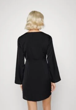 Even&Odd Woven Drape Mini Dress- Cocktailkjole - Black 10 Even&Odd Woven Drape Mini Dress- Cocktailkjole - Black -Fab Five Mote Butikk a5a5f61d55f74622a1a85afd2aa1eae4