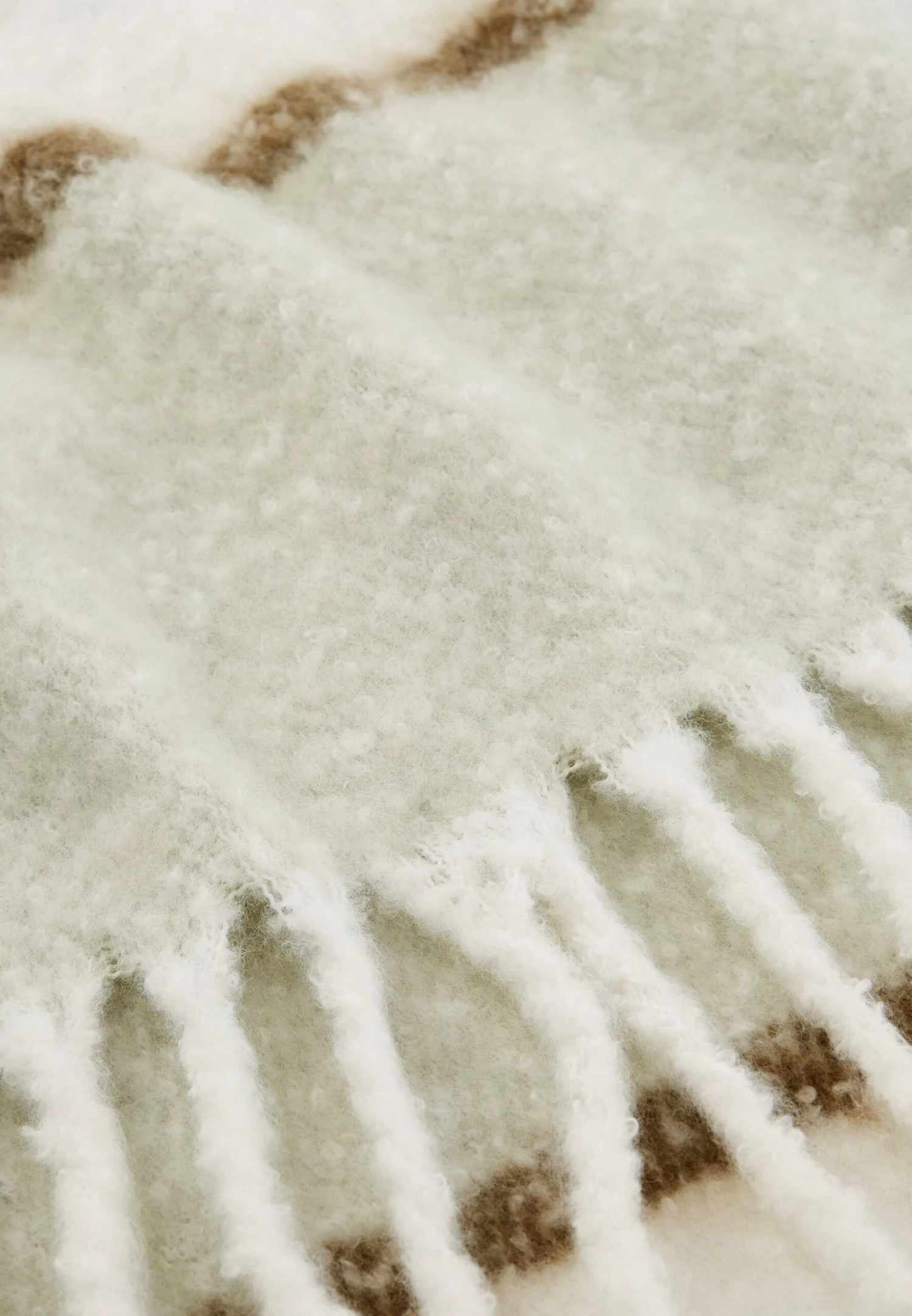 Even&Odd Sjal - Green/White 8 Even&Odd Sjal - Green/White - Bilde 6