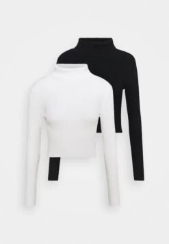 Even&Odd Cropped Turtle Neck 2 Pack - Strikkegenser - Black/ White 14 Even&Odd Cropped Turtle Neck 2 Pack - Strikkegenser - Black/ White -Fab Five Mote Butikk ab80f7e617654e94a6ec0dc086796d5b