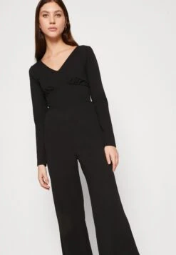 Even&Odd Wide Leg Long Sleeves Bodice - Jumpsuit - Black -Fab Five Mote Butikk ad28c04fb01448e9bcf880bfd6f93fb0