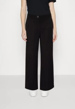 Even&Odd Tailored Wide Leg Culotte - Bukse - Black
