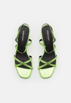 Even&Odd Leather- Sandaler Med Høye Hæler - Green 13 Even&Odd Leather- Sandaler Med Høye Hæler - Green -Fab Five Mote Butikk b060737035fa4cd19a0030bd061f8099